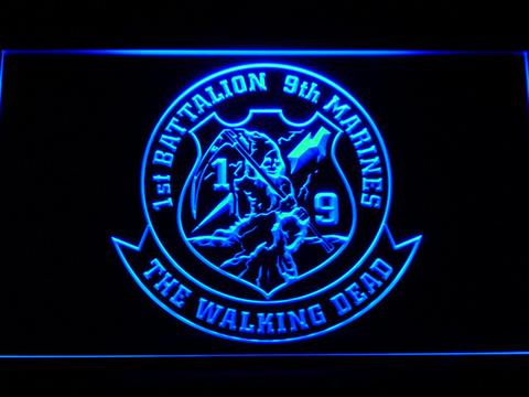 US Marine Corps 1st Battalion 9th Marines LED Neon Sign